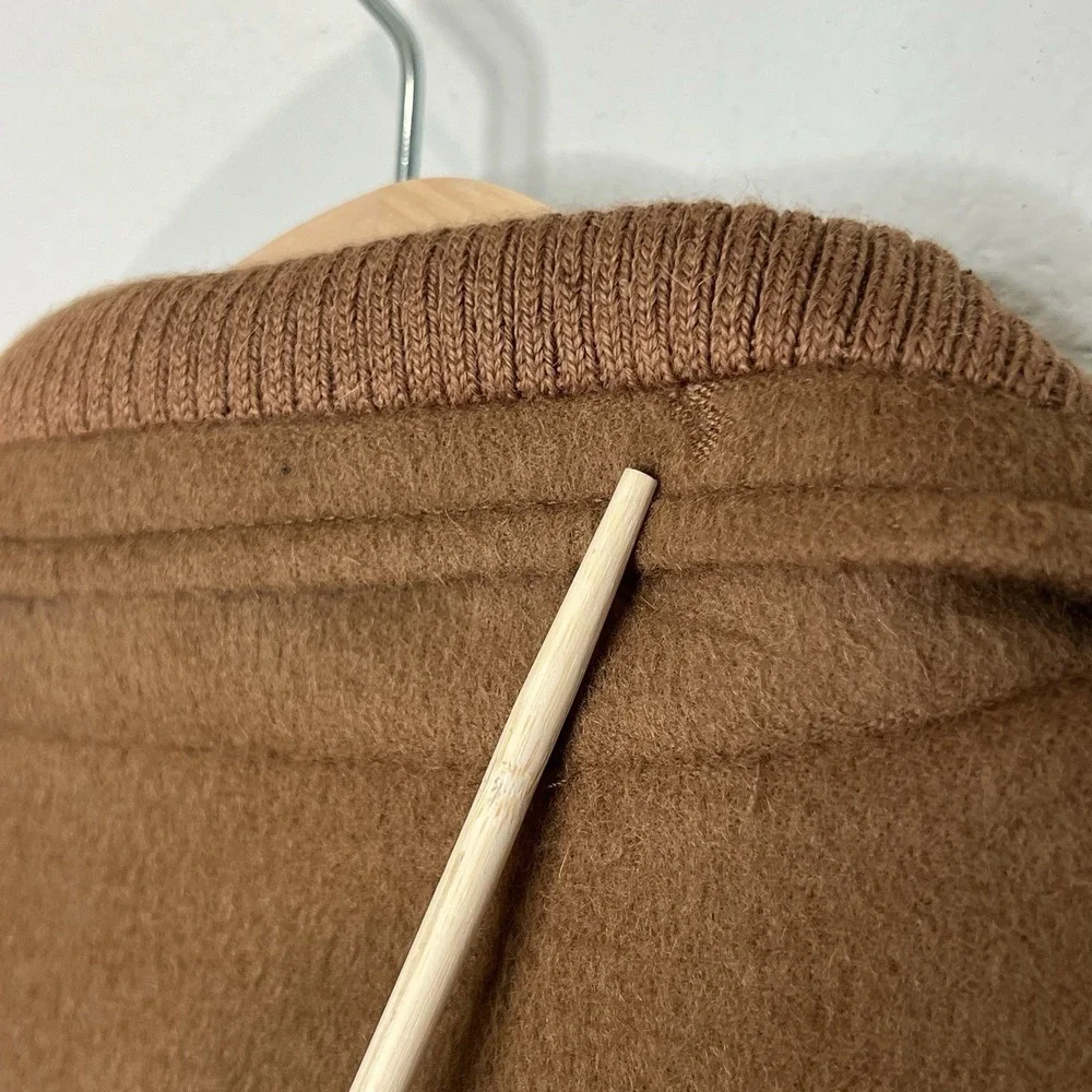 Daniel Cremieux XL Brown Alpaca Wool Jacket Coat Bomber Jacket Men's Grandpa ***